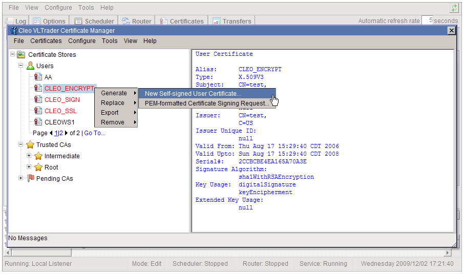 VLTrader Dialog